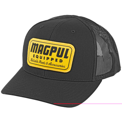 Magpul Equipped Trckr Hat Blk W/gld