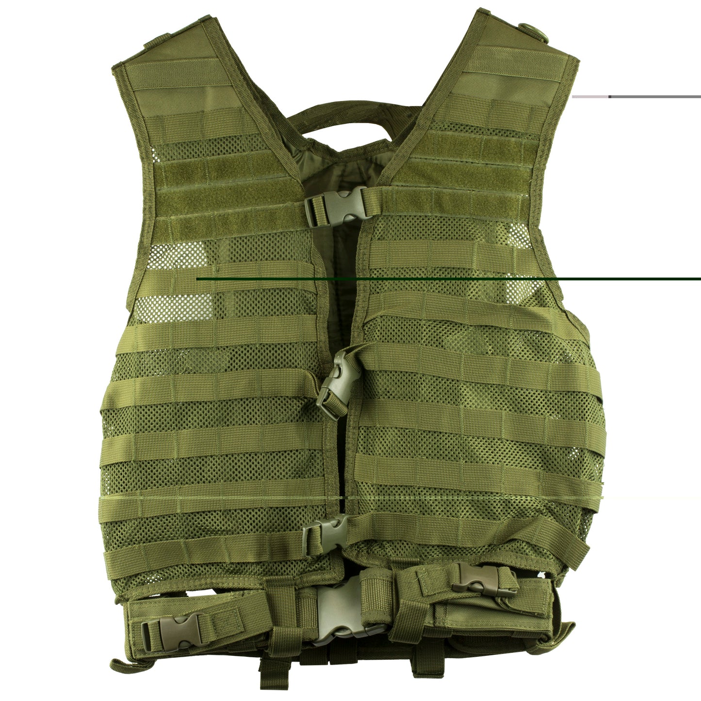 Ncstar Vism Molle Vest Med-2xl Grn