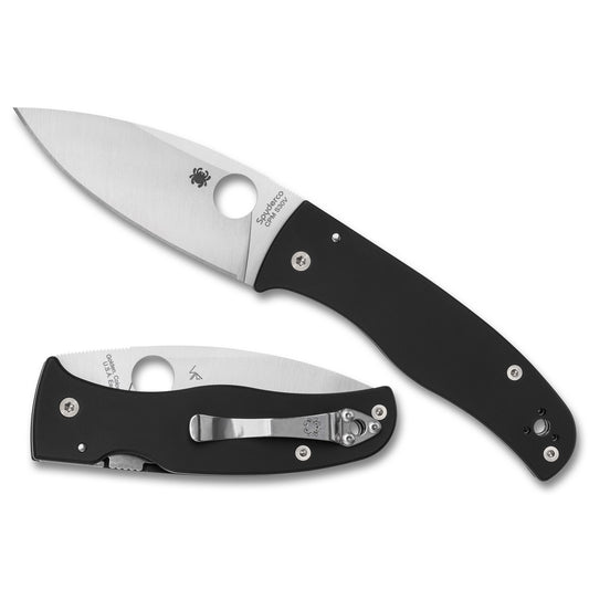 Spyderco Bodacious Blk/slv S30v Srtd
