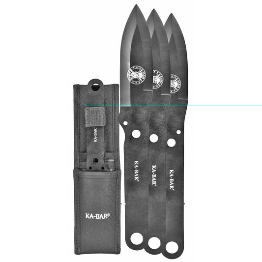 Kbar Throwing Knife Set 3 Pk W/pouch