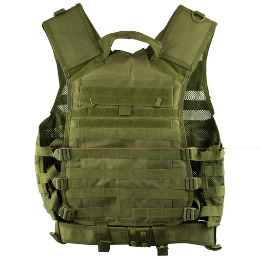 Ncstar Vism Molle Vest Med-2xl Grn